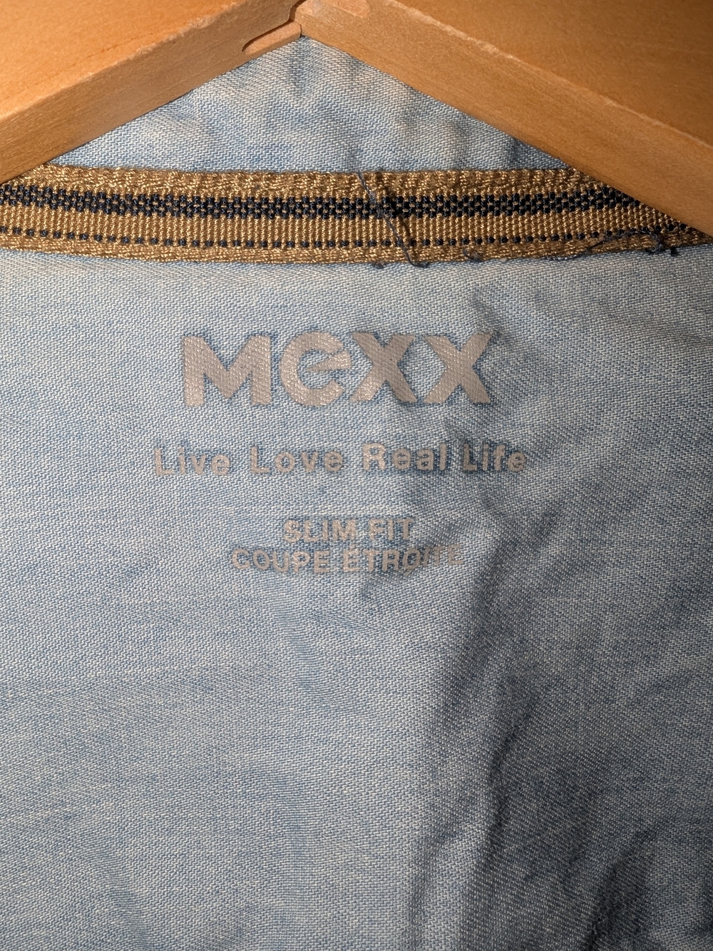 Mexx Light Blue Denim Button-Up Shirt - Picture 2 of 4